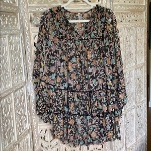 Floral Print Free People boho top/dress